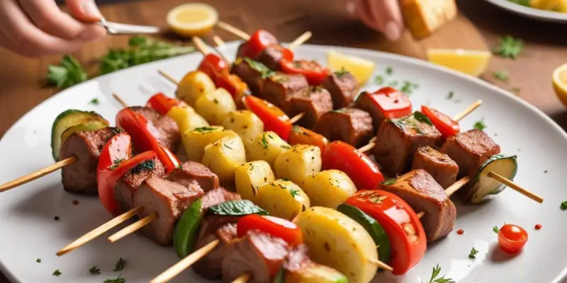 Brochettes fraîcheur printanière