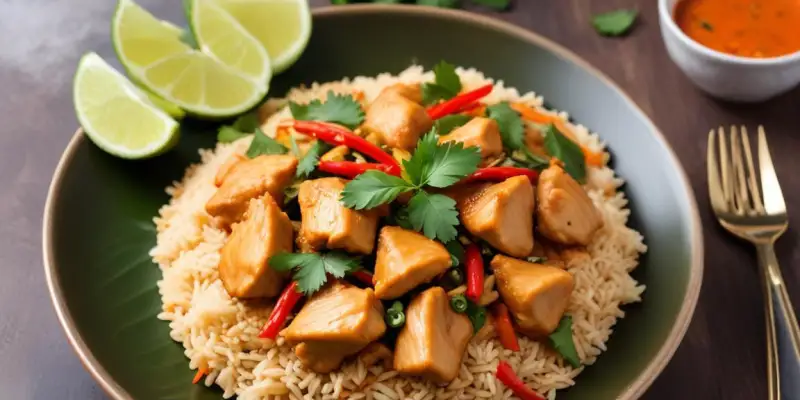 Pad Thaï au Poulet Maison