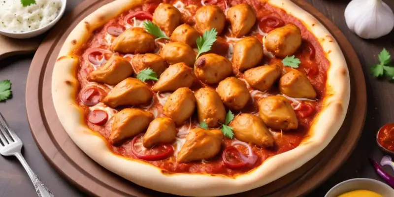 Pizza Poulet Tikka Massala