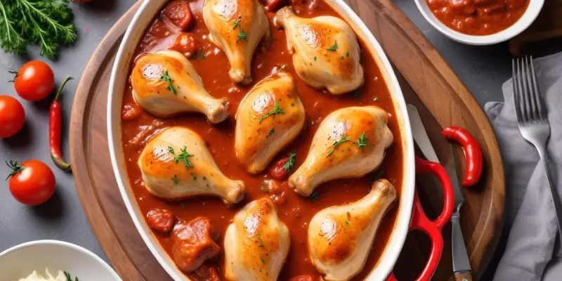 Aiguillettes de Poulet Sauce Crémeuse au Chorizo