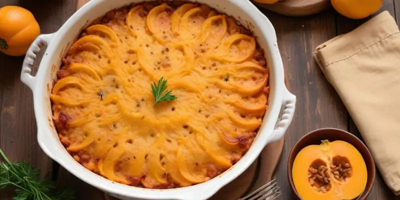 Gratin Automnal au Butternut et aux Noix