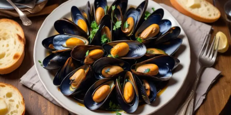 Moules à la marinière traditionnelles