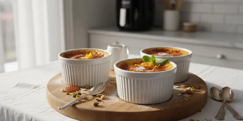Oeufs au Lait Fondants à l'Airfryer Cosori