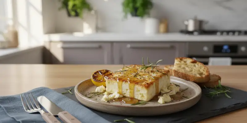 Feta Rôtie au Miel et Romarin