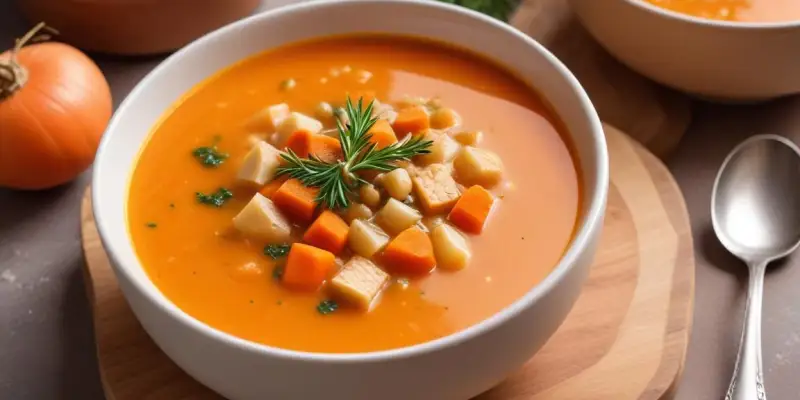 Soupe printanière aux carottes, poireaux et navets