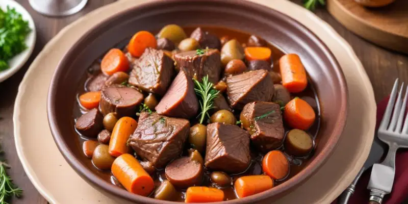 Bœuf Bourguignon Traditionnel