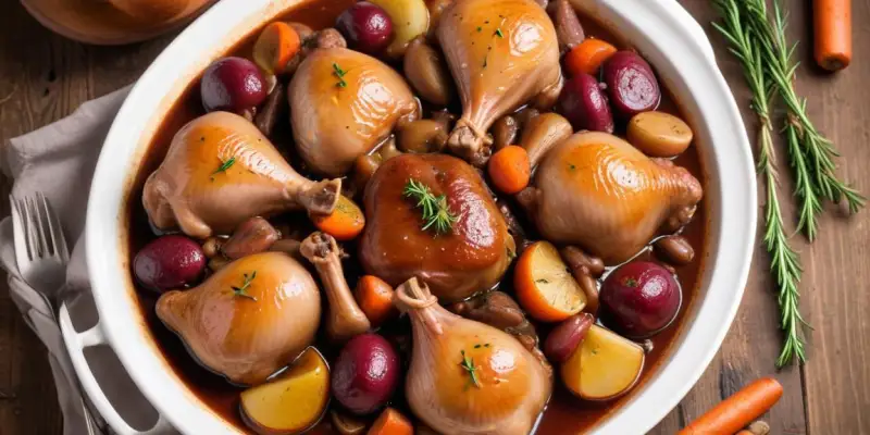 Coq au Vin Traditionnel