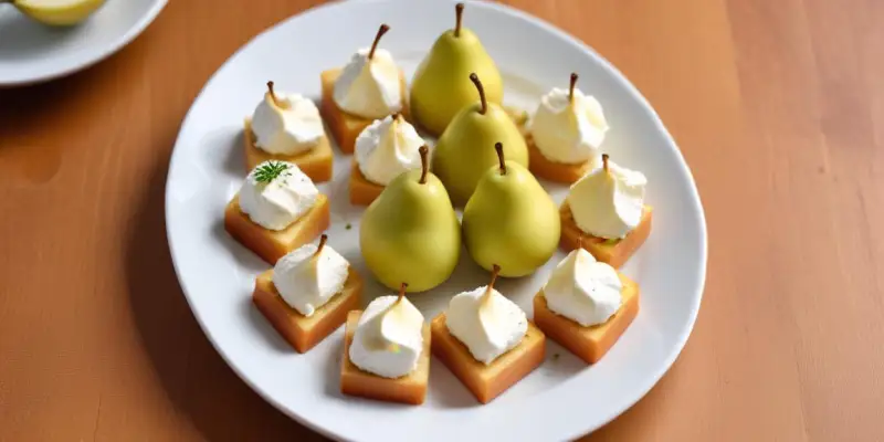 Mini Bricks Poire et Chèvre Frais