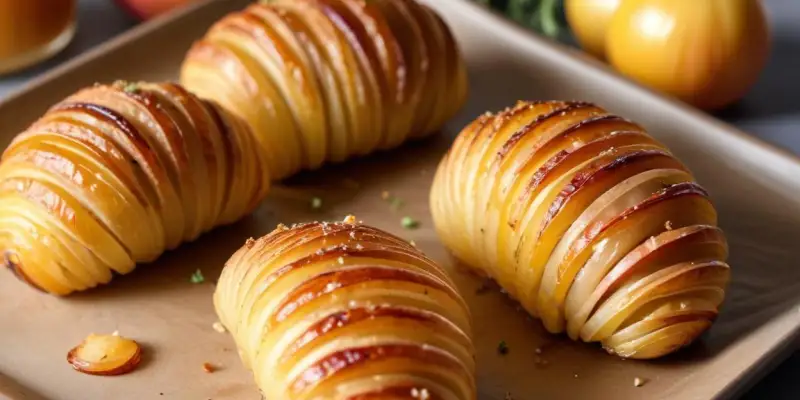 Pommes de terre suédoises (Hasselback)
