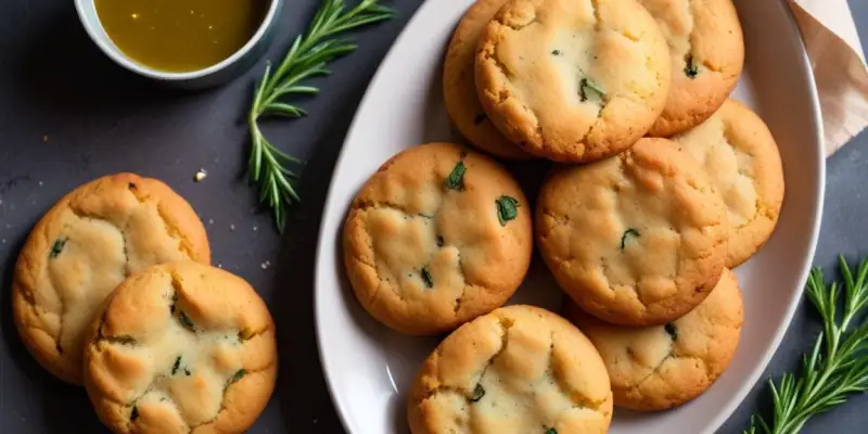 Cookies salés patate douce et coriandre