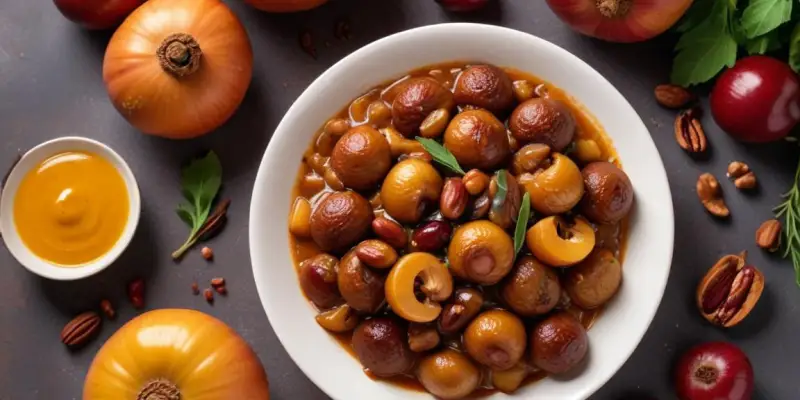 Dinde Farcie aux Marrons et aux Échalotes