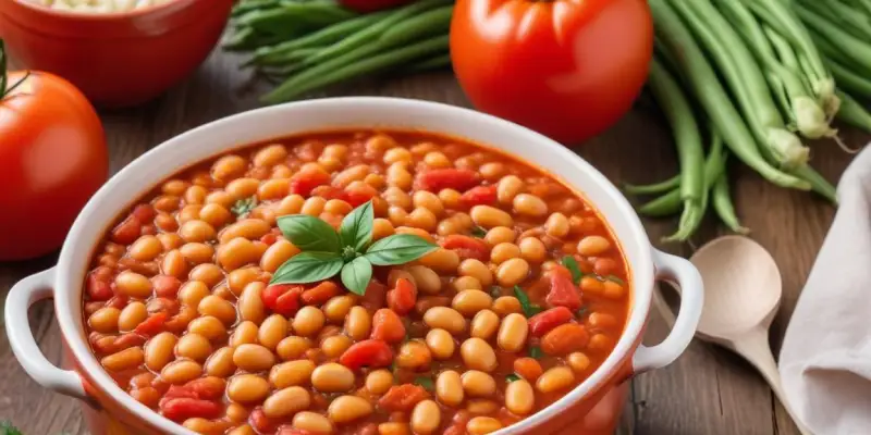 Haricots Blancs à la Tomate, façon One Pot
