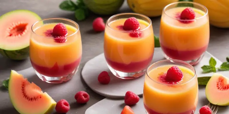 Gaspacho Sucré Melon-Framboise
