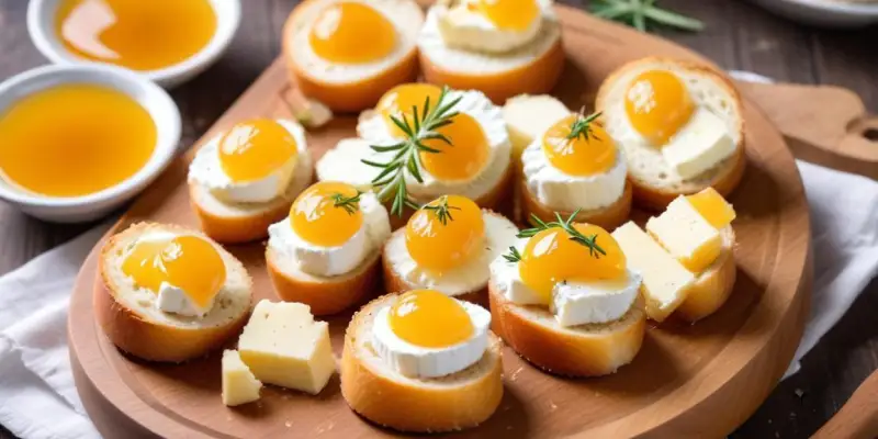 Nems croustillants de chèvre et miel