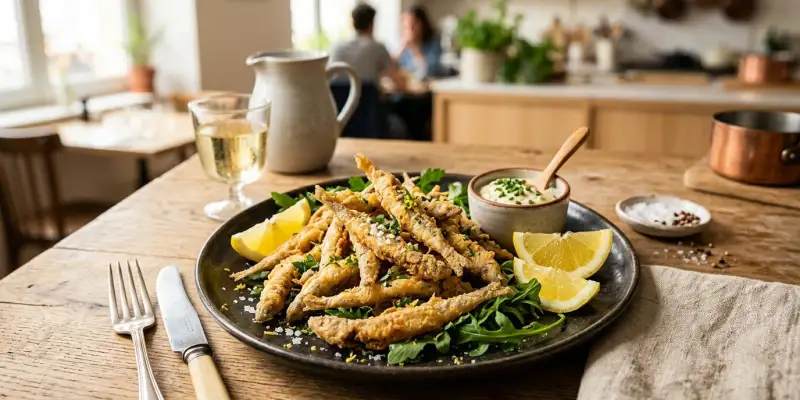 Friture de Blanchaille au Citron et Fleur de Sel