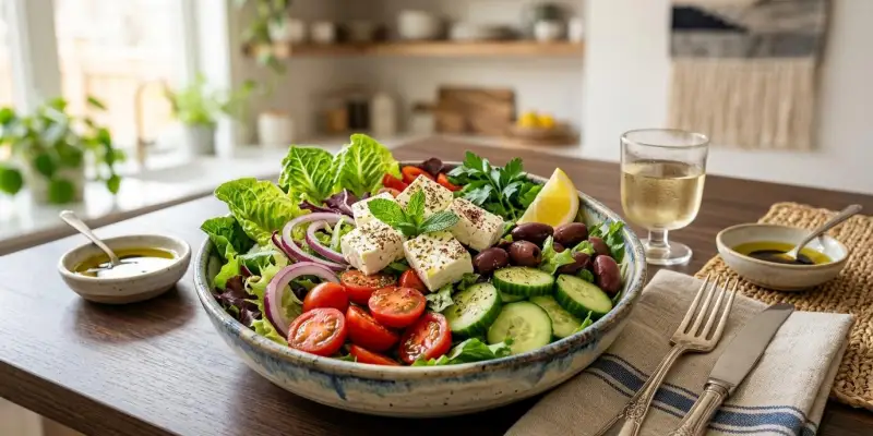 Salade Fraîcheur Méditerranéenne à la Feta