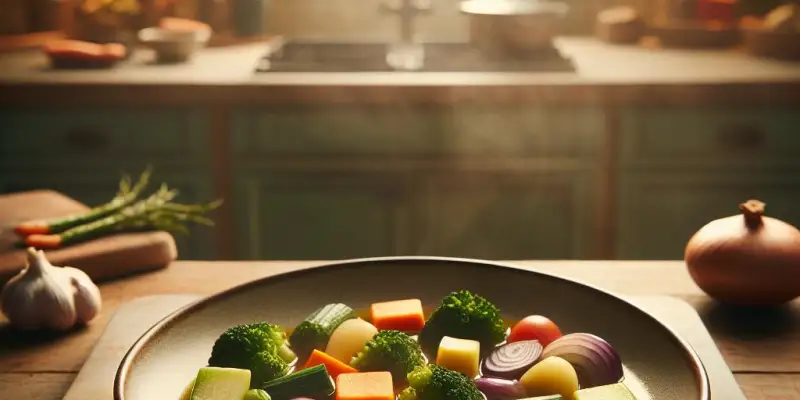 Carré de légumes mijoté