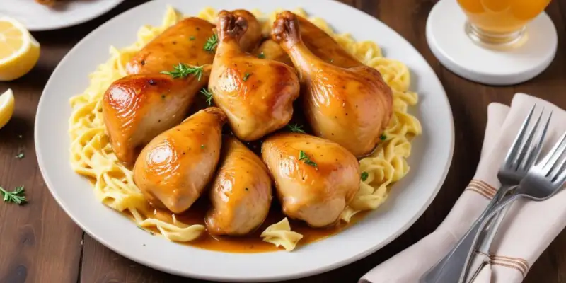 Suprêmes de poulet à la moutarde et miel