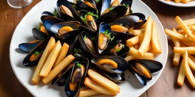 Moules Marinières et Frites Croustillantes