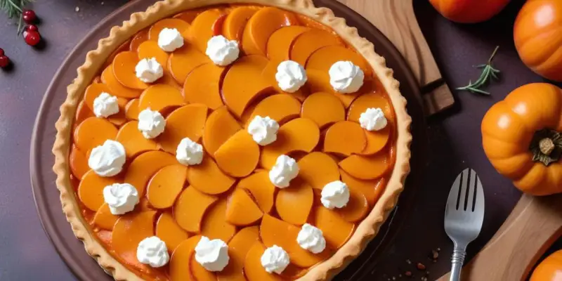 Tarte Gourmande Butternut, Oignon Rouge et Chèvre au Miel