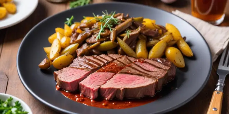 Bavette à l'échalote
