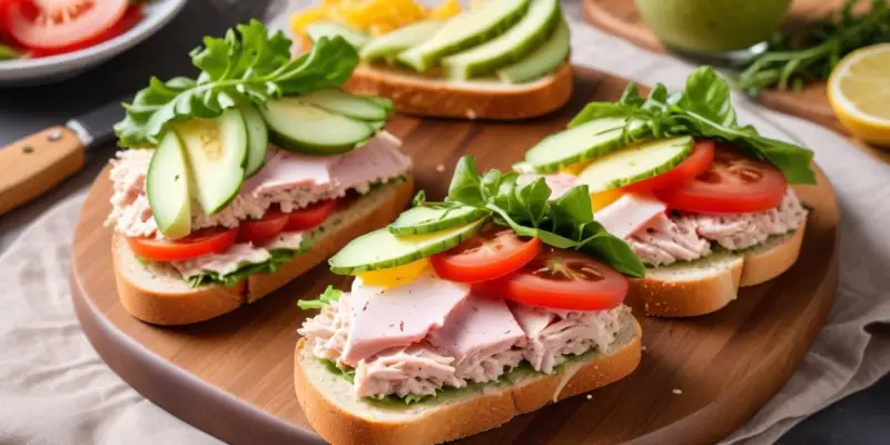 Sandwich Fraîcheur Thon et Crudités