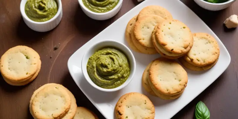 Cookies Salés Pesto et Parmesan
