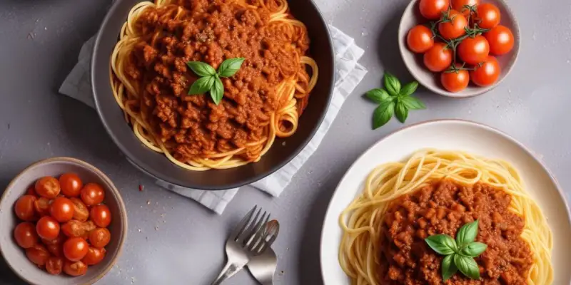Spaghetti Bolognaise Maison Authentique