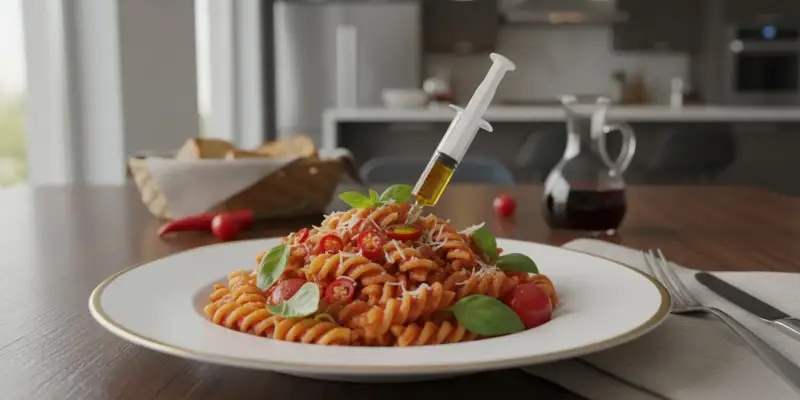 L'Injection de Saveurs (Pâtes Arrabbiata)