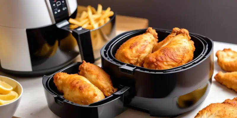 Pilons de Poulet Croustillants à l'Air Fryer