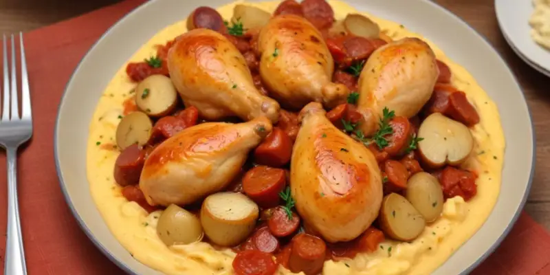 Poulet au Chorizo et Champignons à la Crème Fraîche (Cookeo)