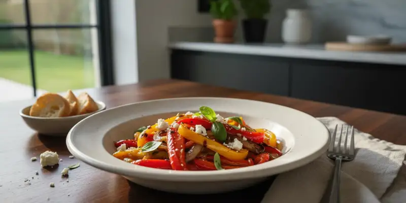 Poivronnade ensoleillée aux deux couleurs