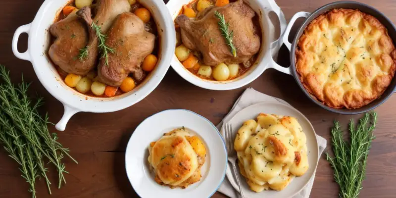 Agneau Pascal aux herbes printanières avec gratin dauphinois