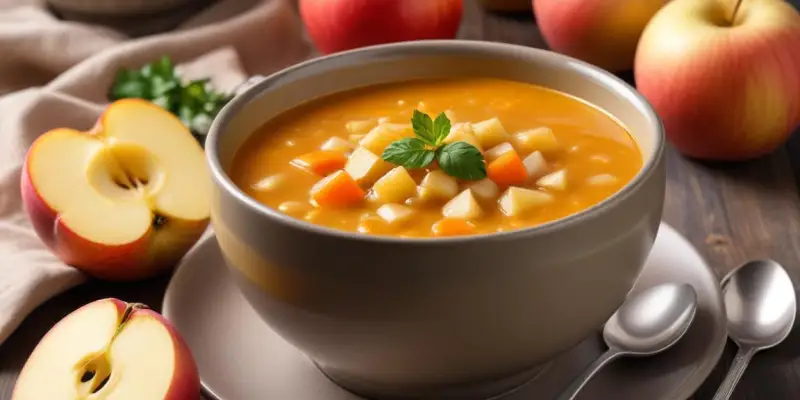 Soupe de topinambours et pommes de terre
