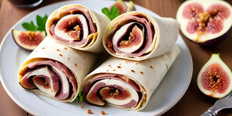 Wrap au Jambon de Parme, Figues et Ricotta