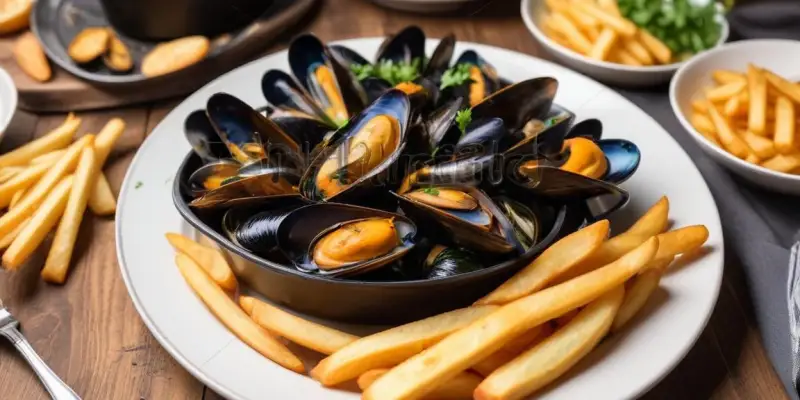 Moules Marinières et Frites Maison