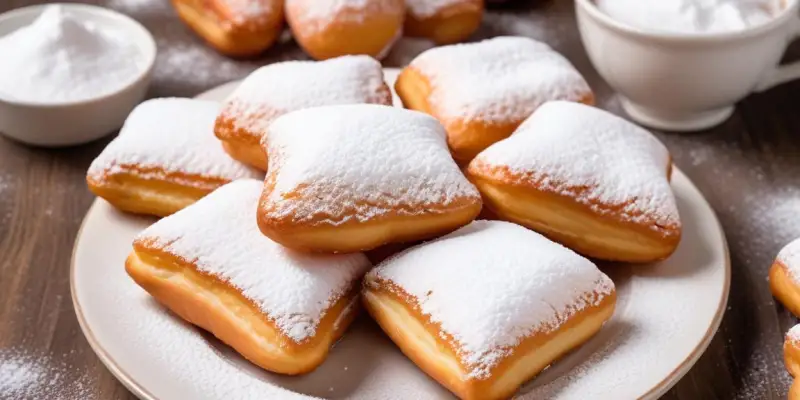 Beignets au sucre traditionnels