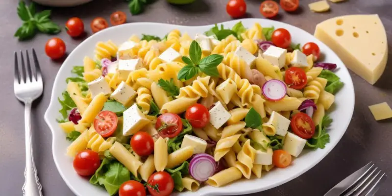 Salade de pâtes méditerranéenne