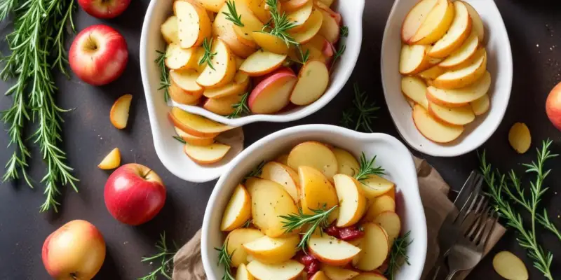 Salade de pommes de terre à la moutarde et aux herbes fraîches