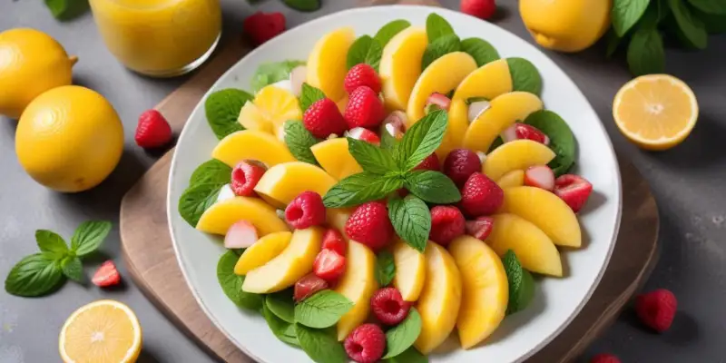 Salade Estivale de Fruits Frais à la Menthe