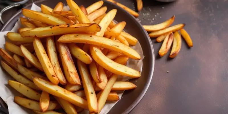 Frites de patates douces grillées