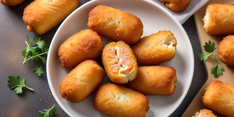 Croquettes de Saumon Croustillantes à l'Air Fryer
