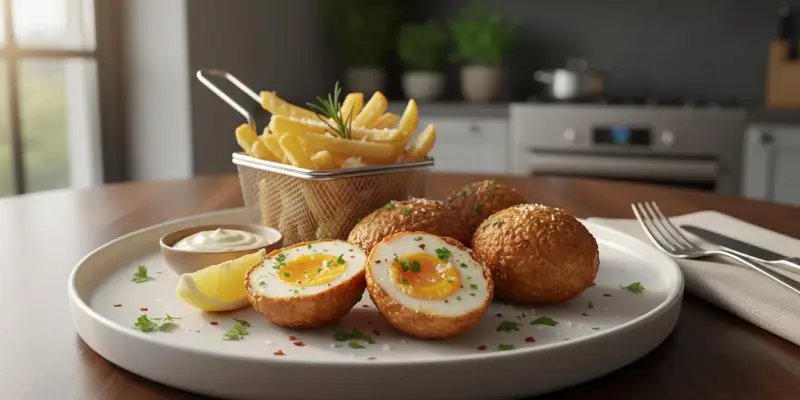 Œufs Durs Inratables à la Friteuse à Air Cosori