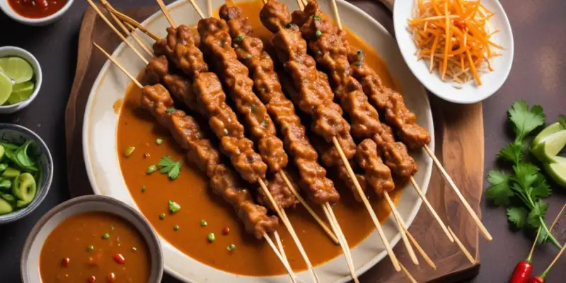 Satay Indonésien Authentique