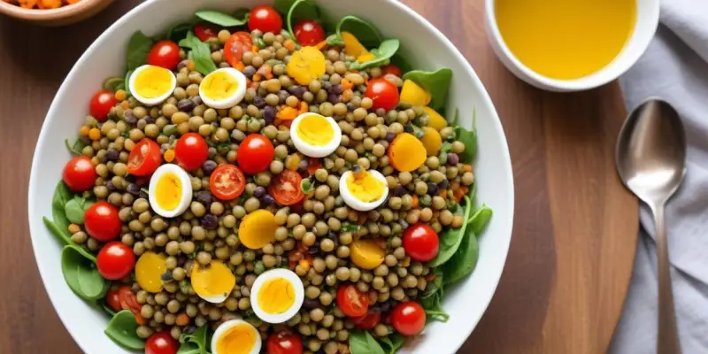 Salade Estivale de Lentilles aux Légumes du Soleil