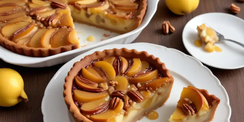 Clafoutis aux poires et noisettes caramélisées