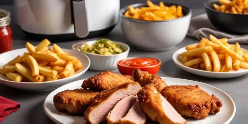 Côtes de Porc Croustillantes à l'Airfryer