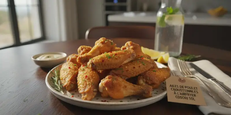 Ailes de Poulet Croustillantes à l'Airfryer Cosori 10L