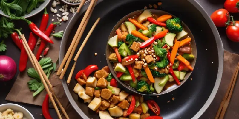 Poêlée de Légumes Croquants au Wok