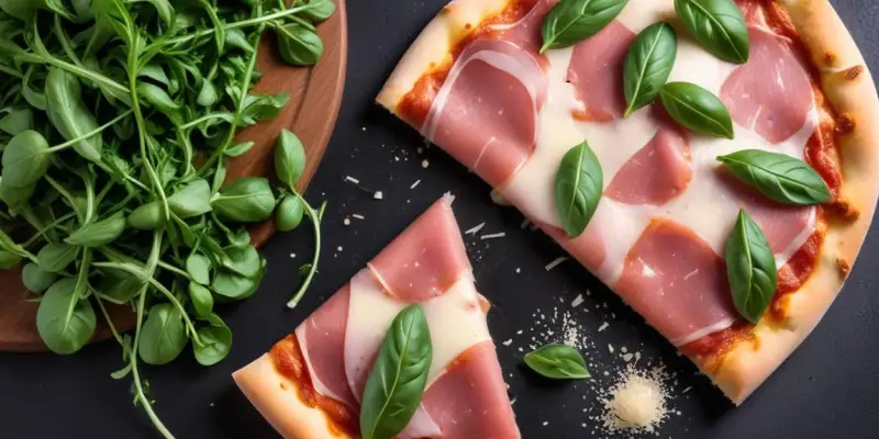 Pizza Italienne: Jambon Cru, Roquette & Parmesan